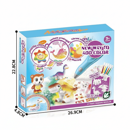 Kids Airbrush Marker Kit – Blue in Kuwait