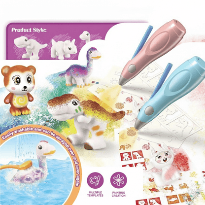 Kids Airbrush Marker Kit – Blue product details in Kuwait