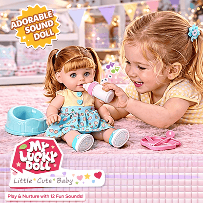 Baby Doll with Sound – 36cm Interactive Little Cute Baby Doll for Kids gift toy in Kuwait