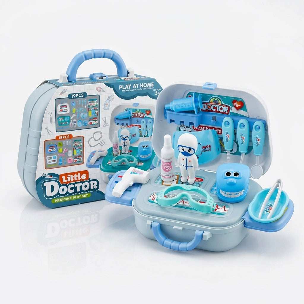 19 PCS Little Doctor Play Set for Kids product details in Kuwait
