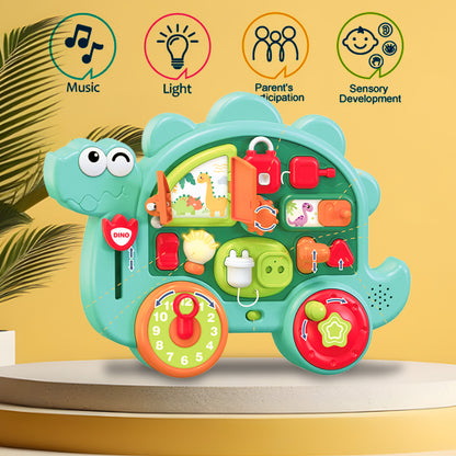 Junca Busy Board Dinosaur Car Toys - Green