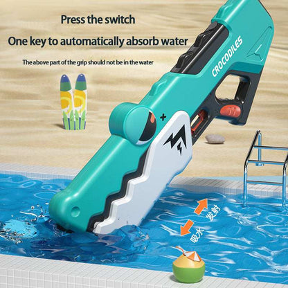 Crocodile Electric Water Gun for Kids – Green product details in Kuwait