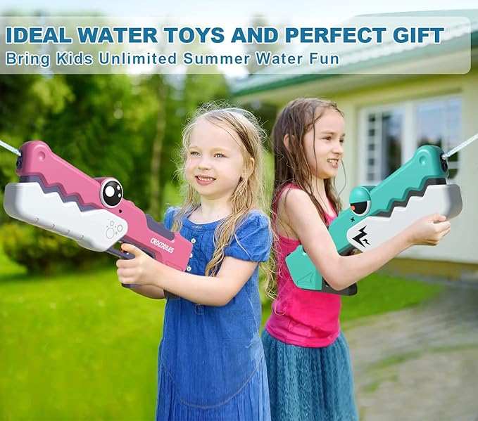 Crocodile Electric Water Gun for Kids – Green online toy store product in Kuwait