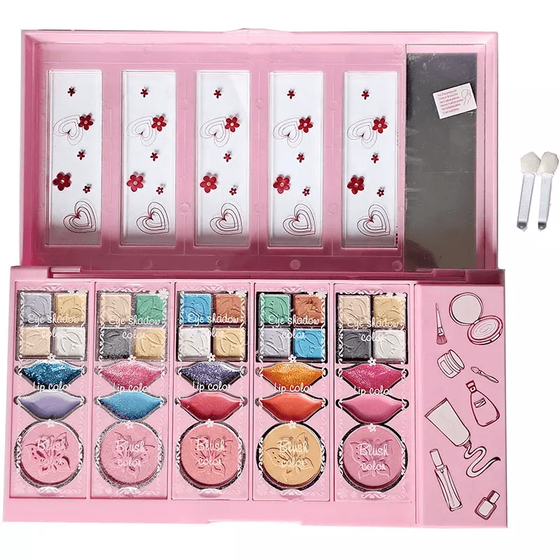 Sparkle And Gliter 5 Styles Palette Makeup Kit playtime toy for children in Kuwait