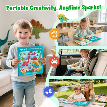 Dinosaur Watercolor Painting Set – Art & Craft Toy for Kids