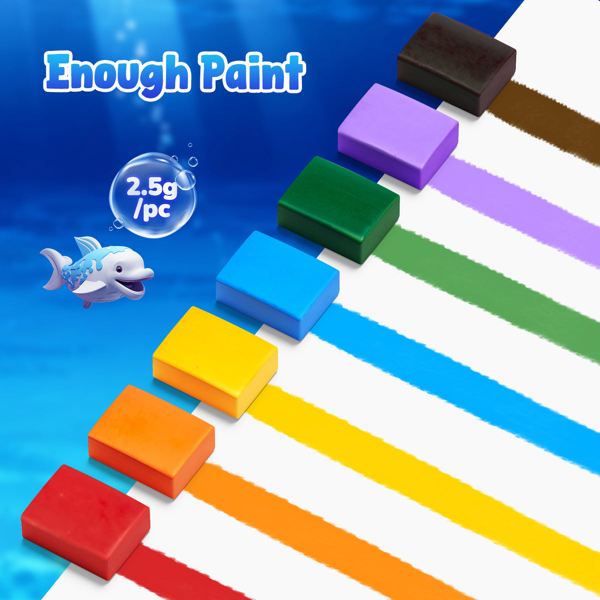 Sea Animals Watercolor Painting Set – Art Craft Toy for Kids