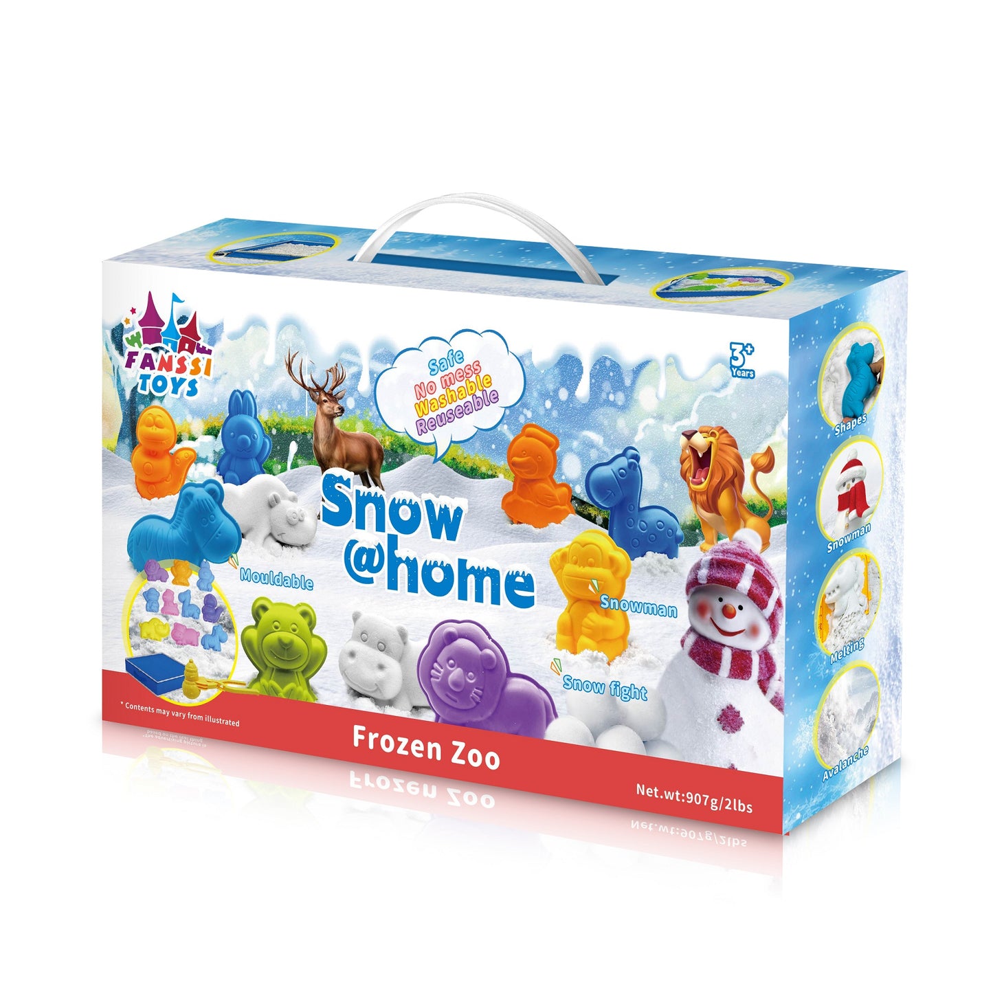 Fanssi Toys Snow @Home Frozen Zoo