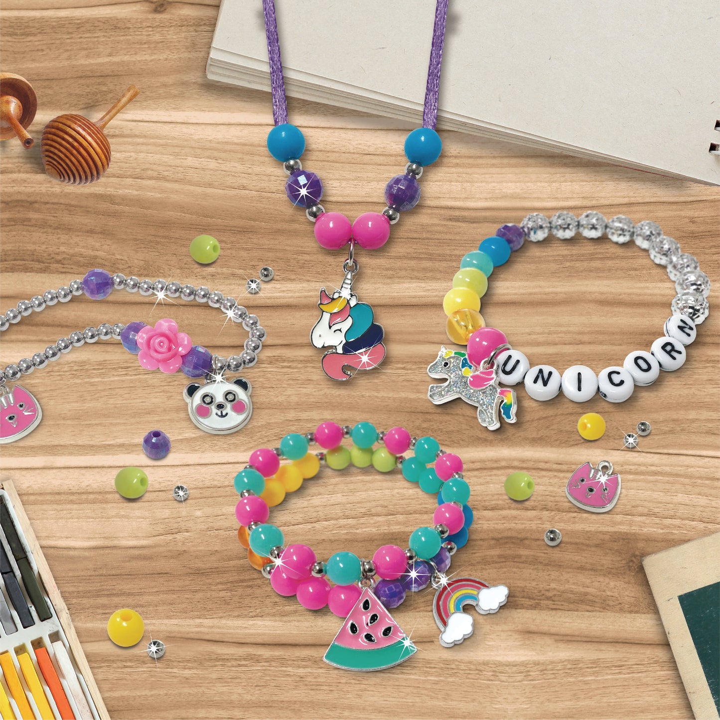 Jewellry Kit Unicorn Charm - #toys for girls Kuwait# - #toys for girls 5 years old Kuwait# - #toys for girls 6 years old Kuwait# - #toys for girls 7 years old Kuwait#