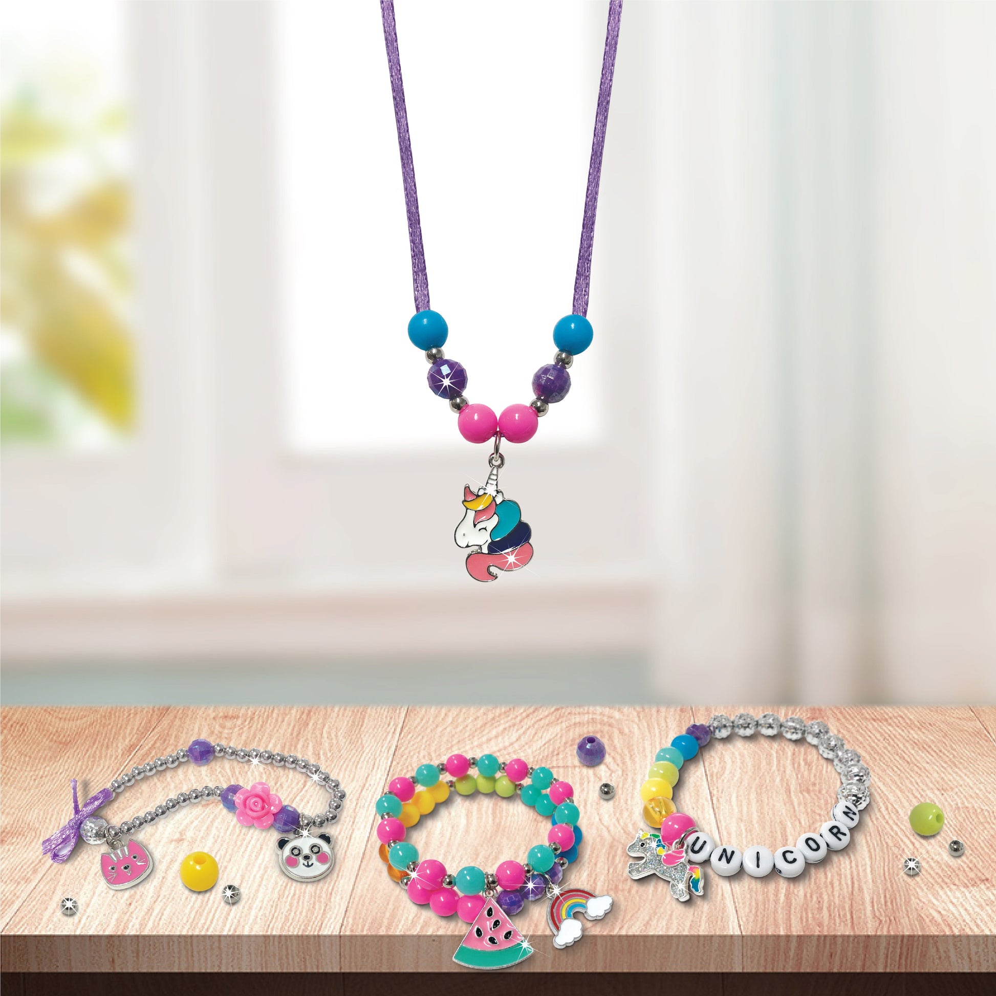 Jewellry Kit Unicorn Charm - #toys for girls Kuwait# - #toys for girls 5 years old Kuwait# - #toys for girls 6 years old Kuwait# - #toys for girls 7 years old Kuwait#