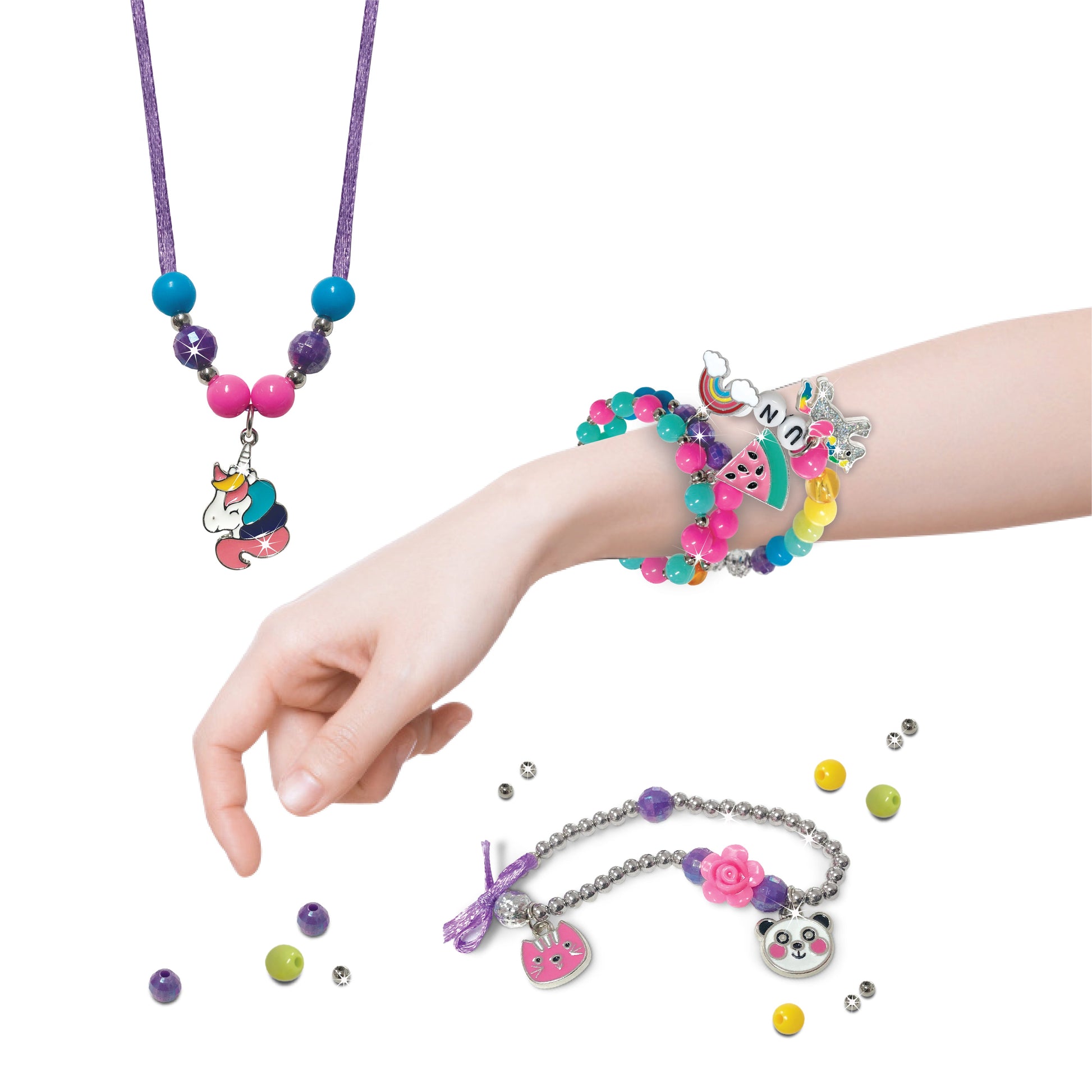 Jewellry Kit Unicorn Charm - #toys for girls Kuwait# - #toys for girls 5 years old Kuwait# - #toys for girls 6 years old Kuwait# - #toys for girls 7 years old Kuwait#