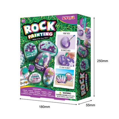 Rock Painting mermaid Decorating Kit