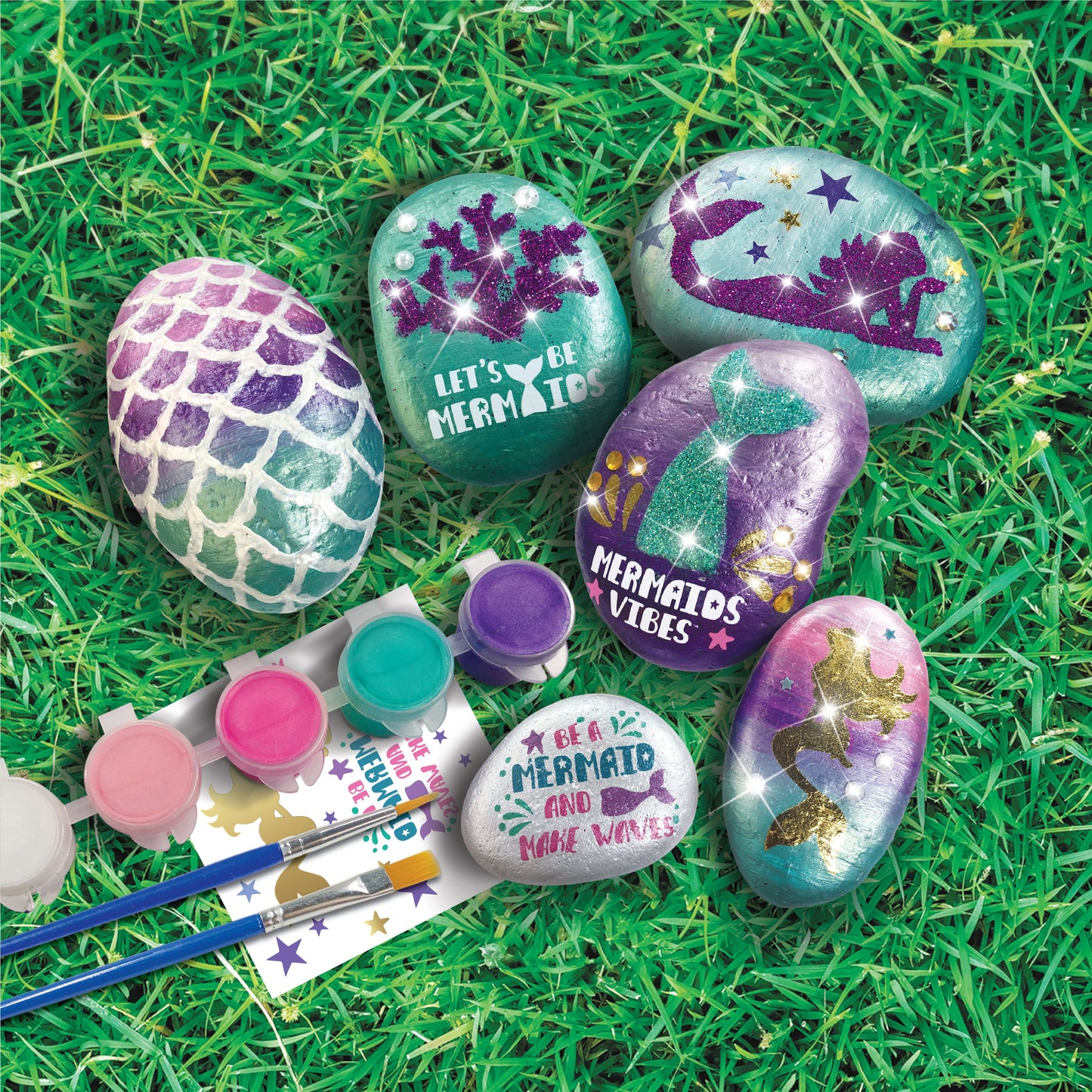 Rock Painting mermaid Decorating Kit