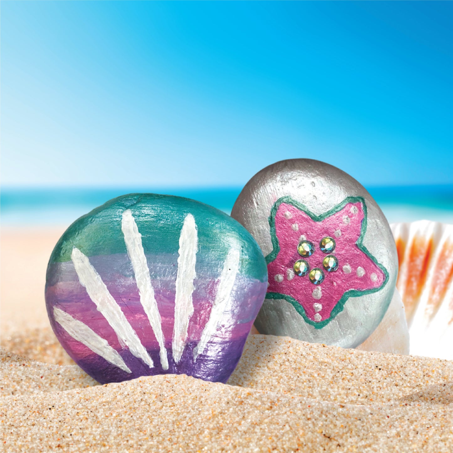 Rock Painting mermaid Decorating Kit