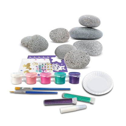 Rock Painting mermaid Decorating Kit