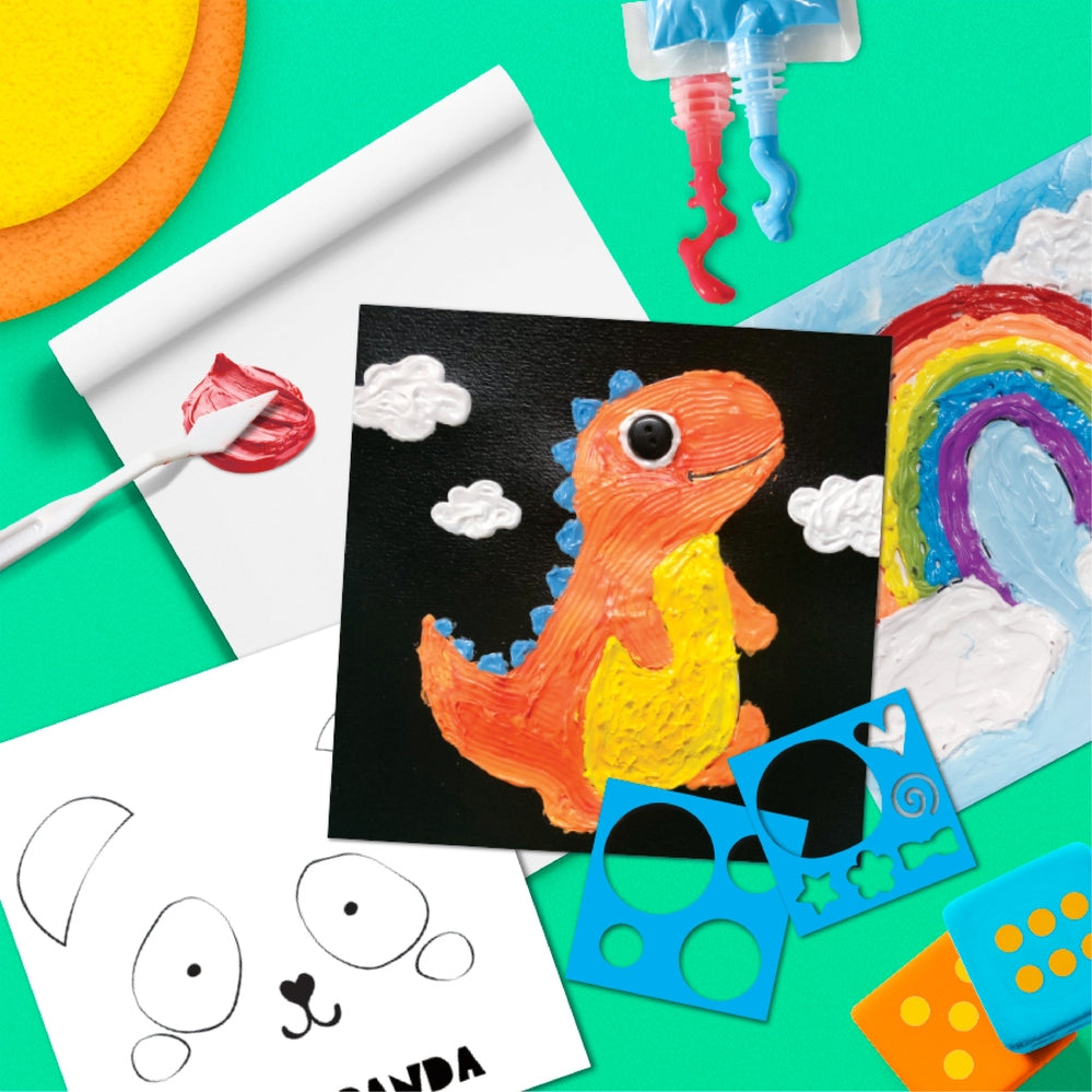 Fluffy Paint Art Kit - #toys for girls Kuwait# - #toys for girls 5 years old Kuwait# - #toys for girls 6 years old Kuwait# - #toys for girls 7 years old Kuwait#