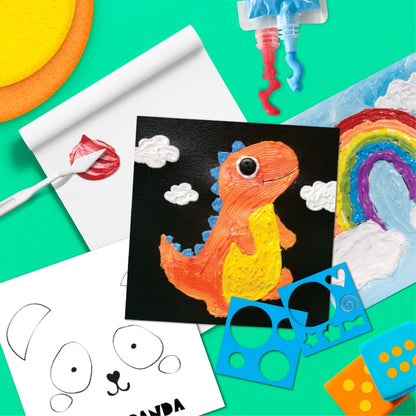 Fluffy Paint Art Kit - #toys for girls Kuwait# - #toys for girls 5 years old Kuwait# - #toys for girls 6 years old Kuwait# - #toys for girls 7 years old Kuwait#