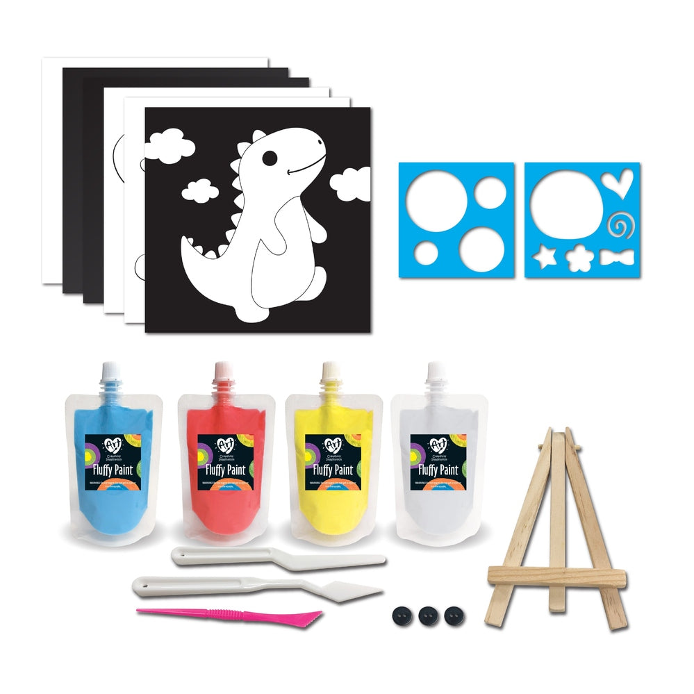Fluffy Paint Art Kit - #toys for girls Kuwait# - #toys for girls 5 years old Kuwait# - #toys for girls 6 years old Kuwait# - #toys for girls 7 years old Kuwait#