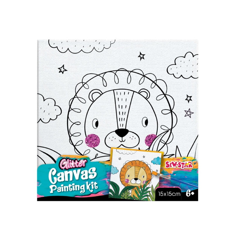 Sew Star Glitter Canvas  Painting Kit