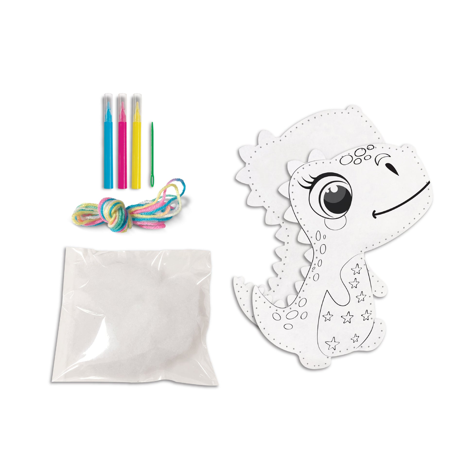 Degradable Felt Diy Animal Doll Kit Dinosaur - #toys for girls Kuwait# - #toys for girls 5 years old Kuwait# - #toys for girls 6 years old Kuwait# - #toys for girls 7 years old Kuwait#