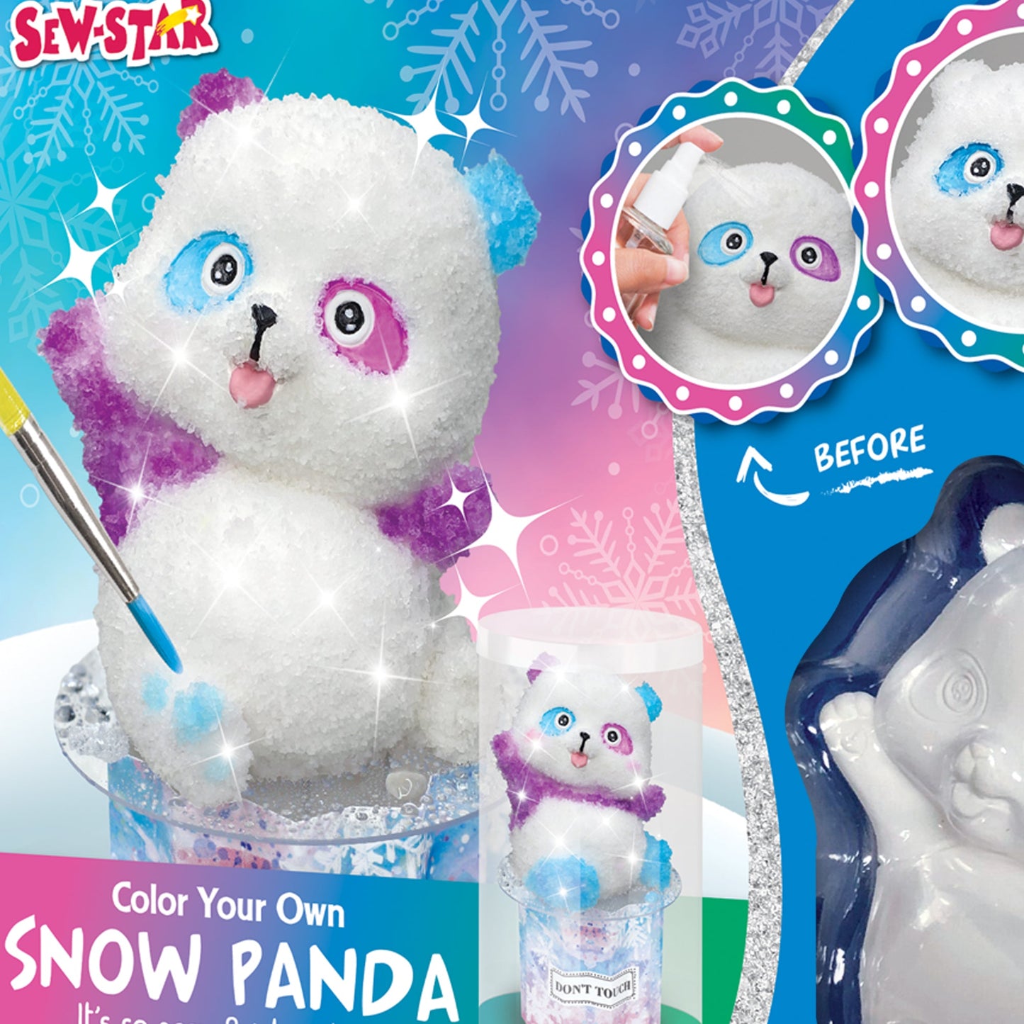 Color Your Own Snow Panda - #toys for girls Kuwait# - #toys for girls 5 years old Kuwait# - #toys for girls 6 years old Kuwait# - #toys for girls 7 years old Kuwait#