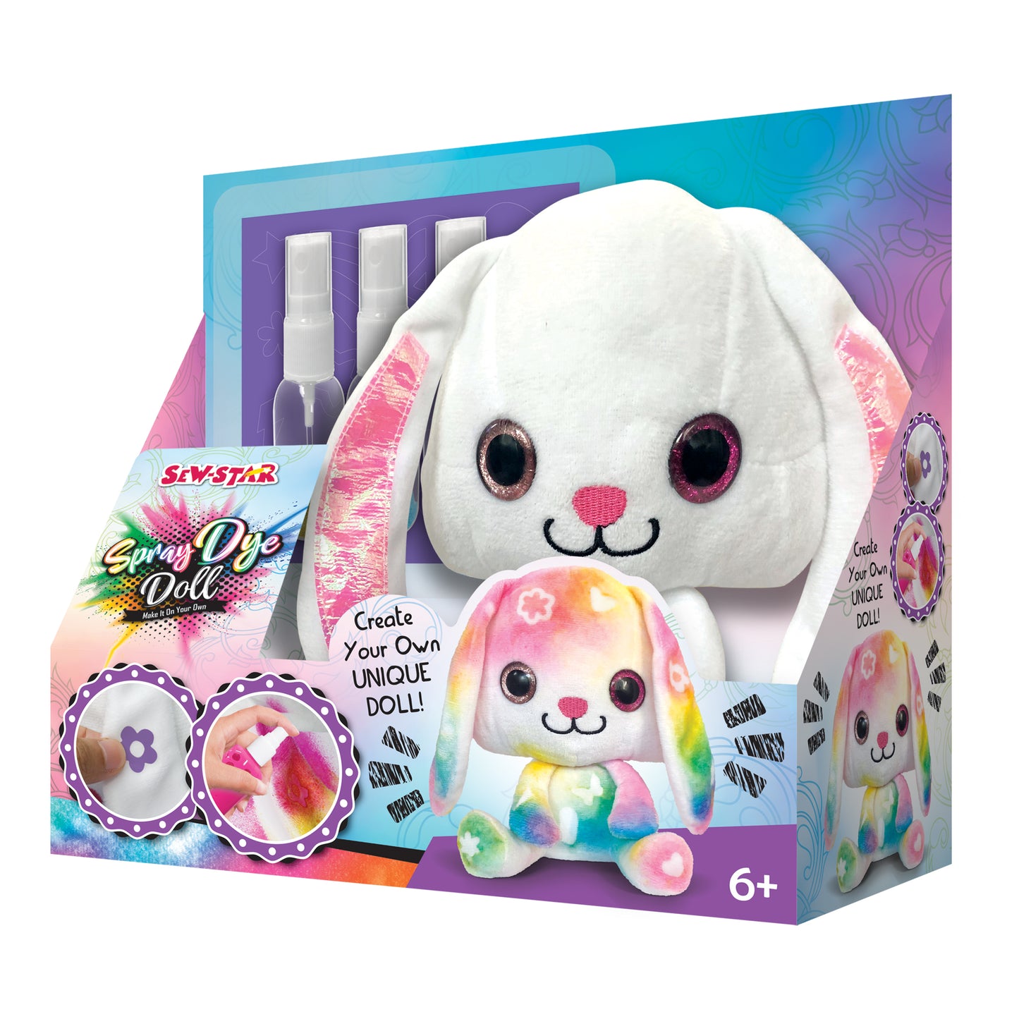 Sew Star Spray Dye Doll - Rabbit