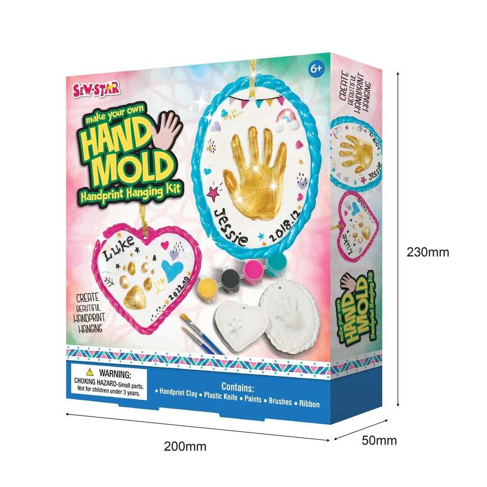 Sew Star Hand Mold Hand Print Hanging kit – Toys in kuwait