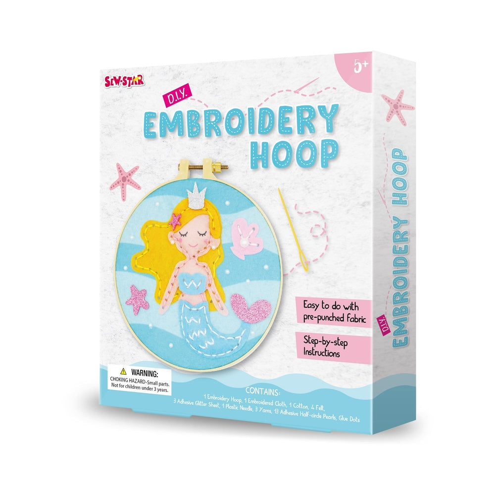 Embroidery Hoop Mermaid - #toys for girls Kuwait# - #toys for girls 5 years old Kuwait# - #toys for girls 6 years old Kuwait# - #toys for girls 7 years old Kuwait#