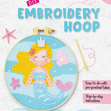 Embroidery Hoop Mermaid - #toys for girls Kuwait# - #toys for girls 5 years old Kuwait# - #toys for girls 6 years old Kuwait# - #toys for girls 7 years old Kuwait#