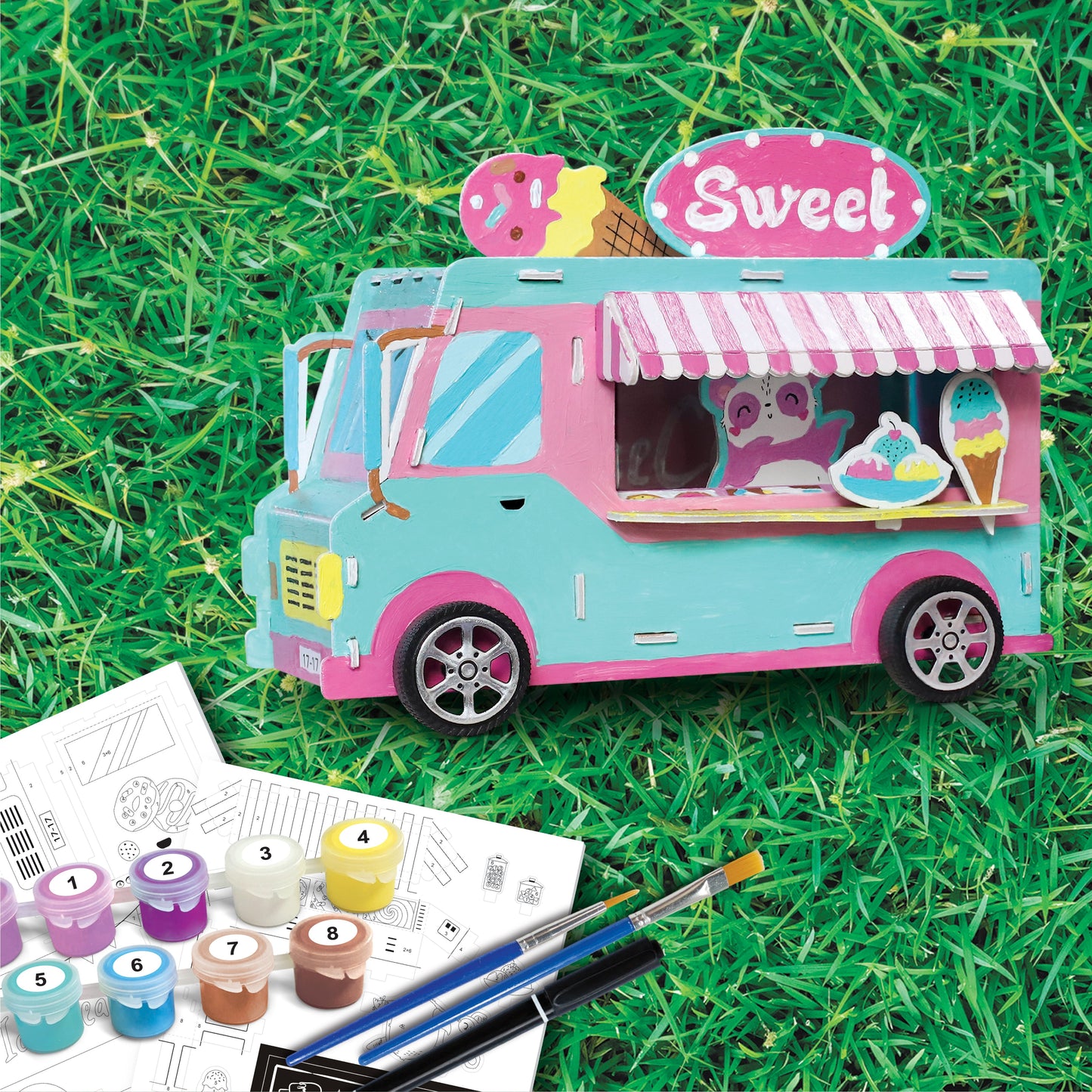 Sew Star Paint By Number 3D puzzle - Bus