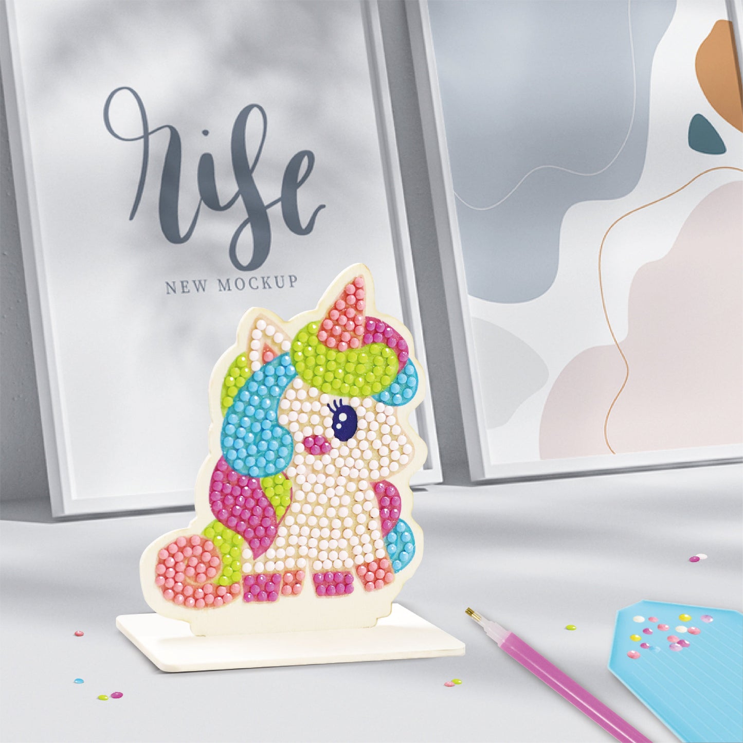 Diamond Painting Unicorn Play Wood - #toys for girls Kuwait# - #toys for girls 5 years old Kuwait# - #toys for girls 6 years old Kuwait# - #toys for girls 7 years old Kuwait#