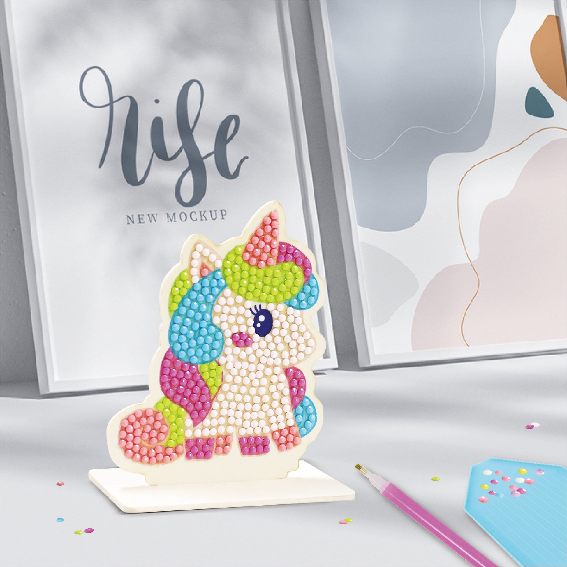 Diamond Painting Unicorn Play Wood - #toys for girls Kuwait# - #toys for girls 5 years old Kuwait# - #toys for girls 6 years old Kuwait# - #toys for girls 7 years old Kuwait#