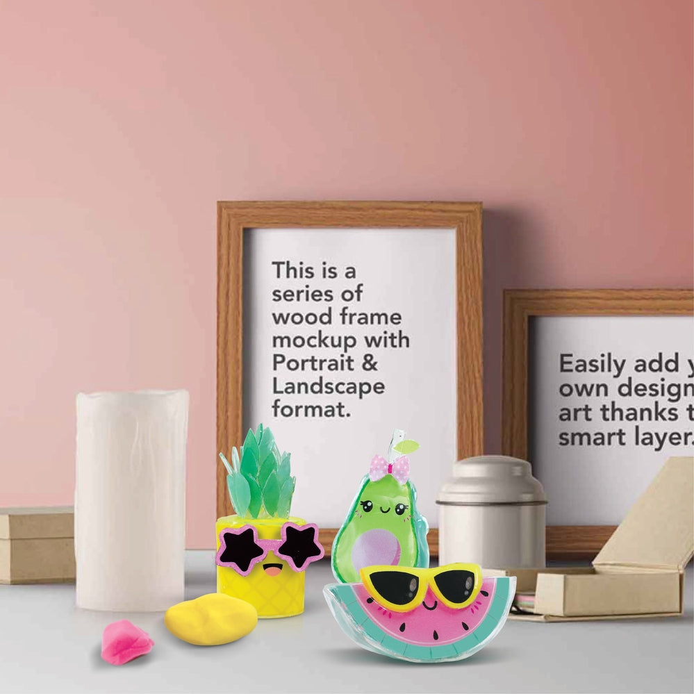 Nano Tape Bubble Pinch Toys - Fruit