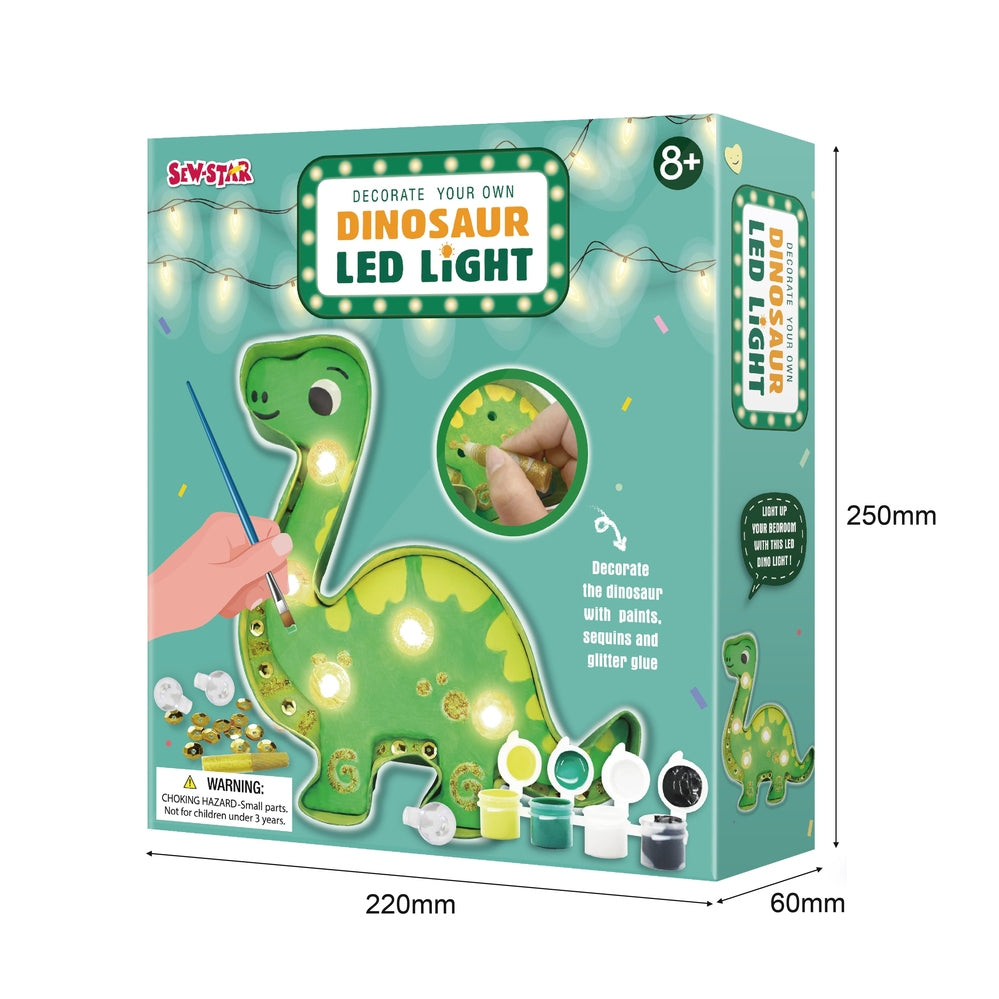 Decorate Your Dinosaur Led Light - #toys for girls Kuwait# - #toys for girls 5 years old Kuwait# - #toys for girls 6 years old Kuwait# - #toys for girls 7 years old Kuwait#