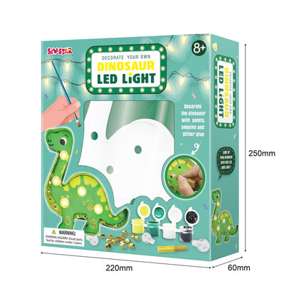 Decorate Your Dinosaur Led Light - #toys for girls Kuwait# - #toys for girls 5 years old Kuwait# - #toys for girls 6 years old Kuwait# - #toys for girls 7 years old Kuwait#