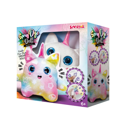 Sew Star Spray Dye Doll Unicorn For Kids