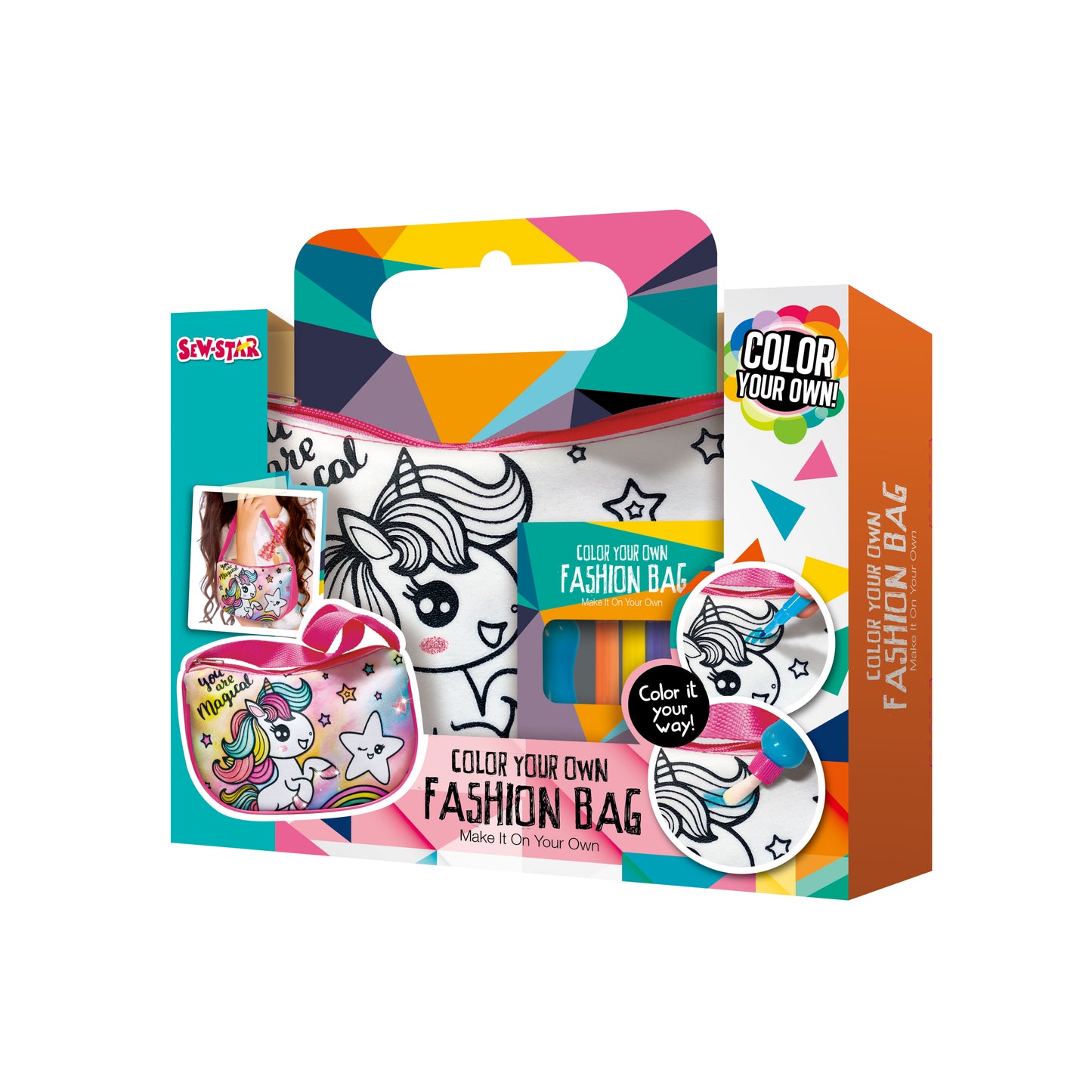 Sew Star Fashion Bag Unicorn For Kids