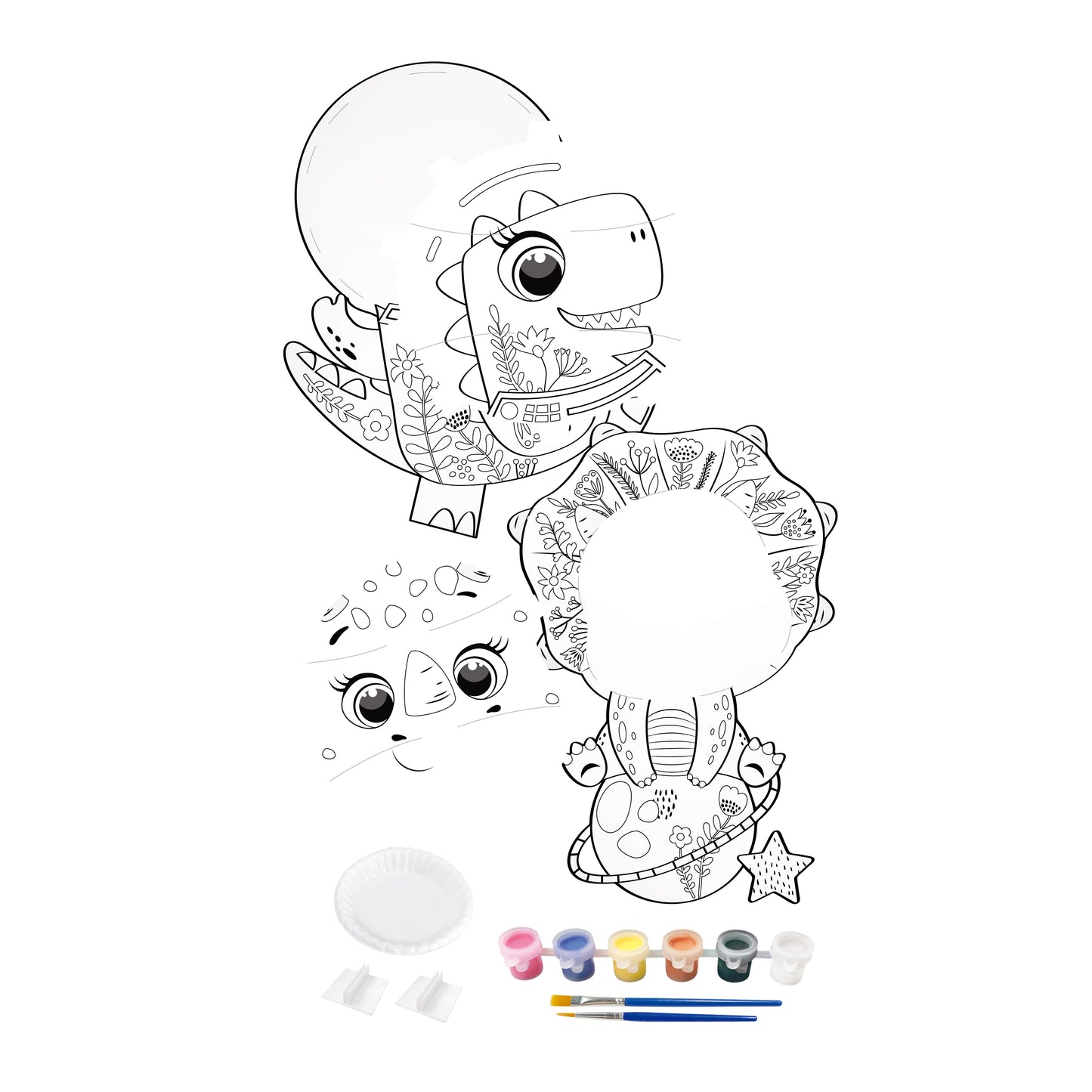 Sew Star 3D Figure Decoe Dinosaur Ornaments