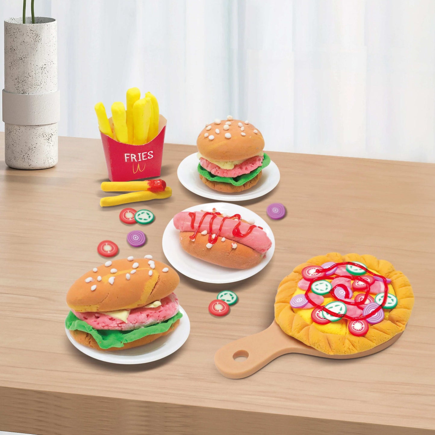 Sew Star DIY Clay Fast Food Toy Kit For Kids product details in Kuwait