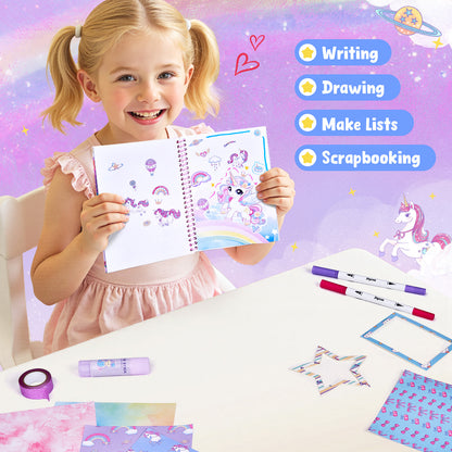 Doodle Dream Diary Kit – Scrapbook & Journal Craft Set for Kids