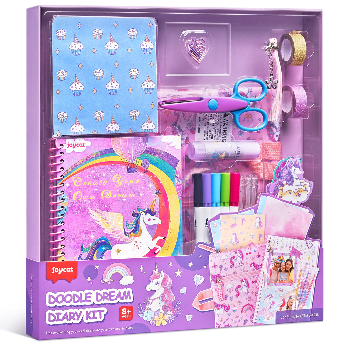 10-Color Puffy Markers Set - dimensional art markers