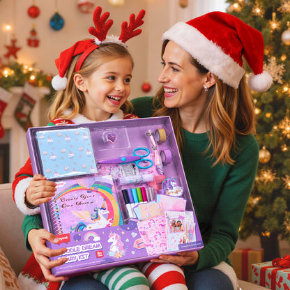 Doodle Dream Diary Kit – Scrapbook & Journal Craft Set for Kids