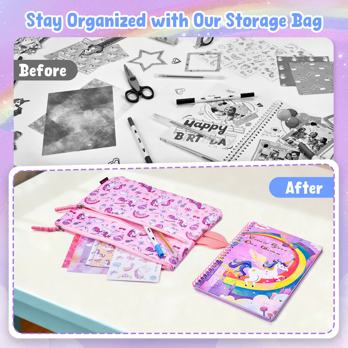 Doodle Dream Diary Kit – Scrapbook & Journal Craft Set for Kids
