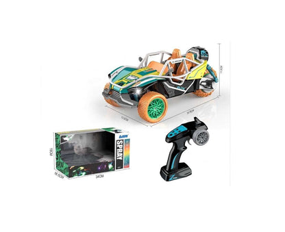 RC Spray Car With Light And Music - Orange for kids in Kuwait