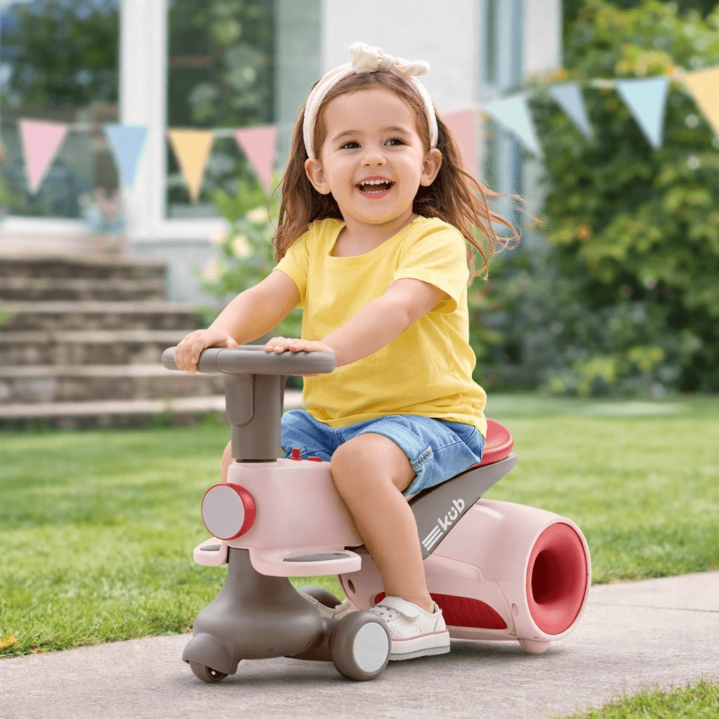 Kids Twist Buggy Ride-On Car – Pink 360 Wiggle Car for Toddlers in Kuwait
