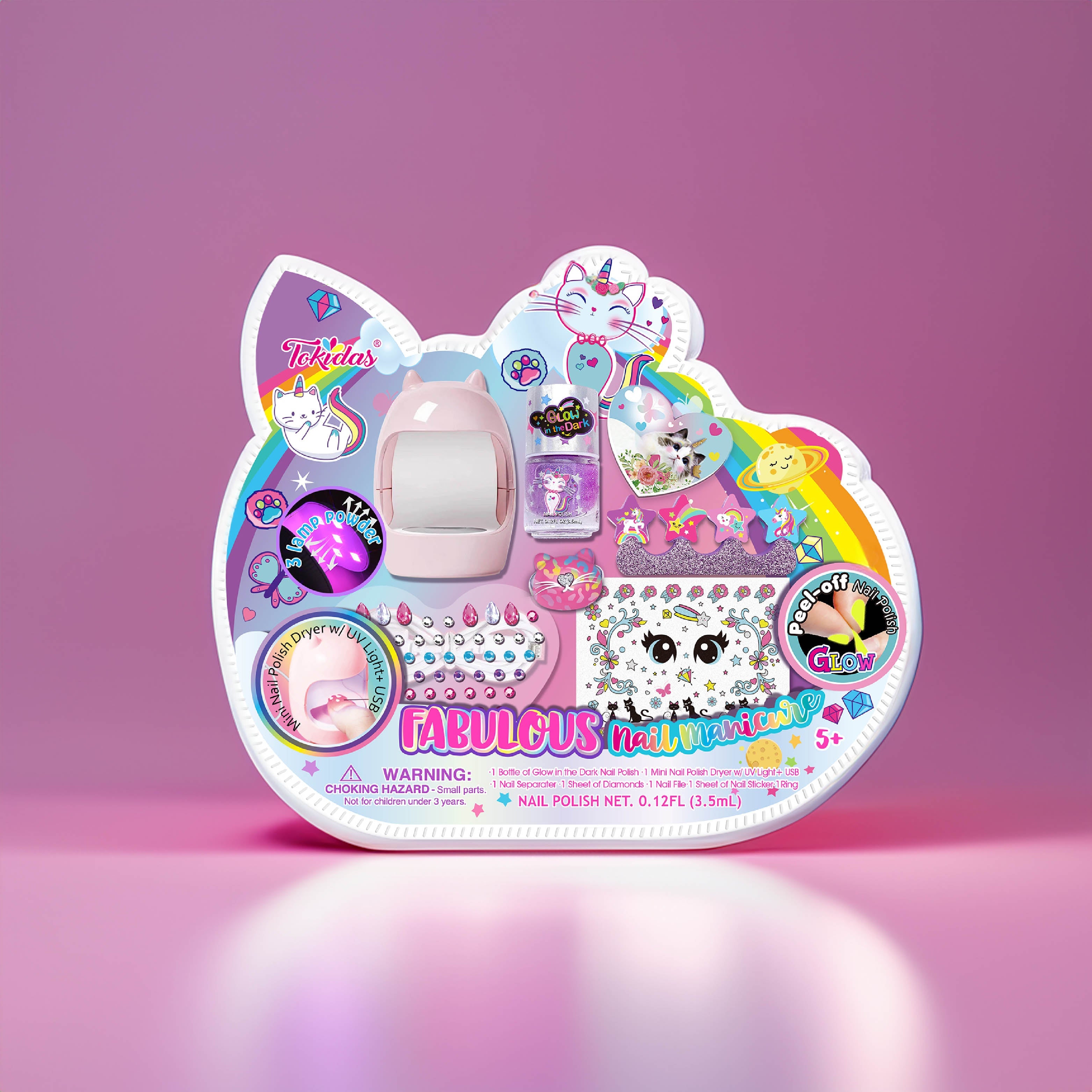 Fabulous Nail Manicure- Glow in the Dark - #toys for girls Kuwait# - #toys for girls 5 years old Kuwait# - #toys for girls 6 years old Kuwait# - #toys for girls 7 years old Kuwait#