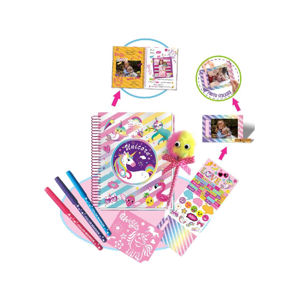 Tokidas Unicorn Decorating Art Journal Set gift toy for kids in Kuwait