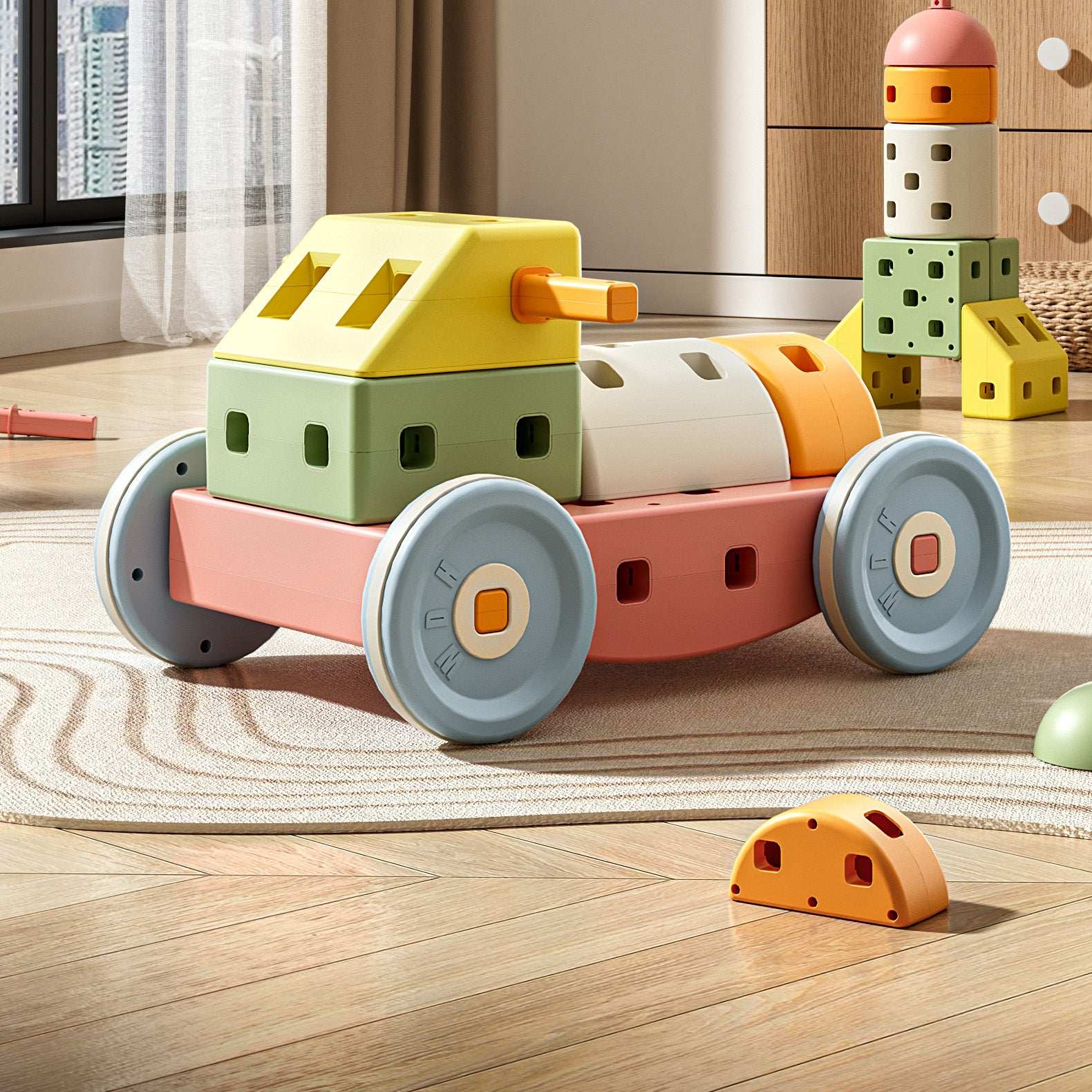 Modu Dreamer Building And Ride On Set online toy store product in Kuwait