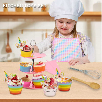Kids Cooking And Baking Supplies Set gift toy in Kuwait