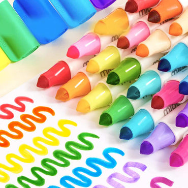 Mideer Large Fine-Tip Washable Marker - 24 Colors product details for kids in Kuwait