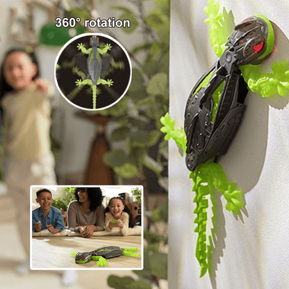 RC Lizard Wall Climbing Toy – Remote Control Robotic Gecko with LED Lights product details for kids in Kuwait